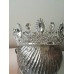 Красива голяма корона с блестящи кристали Goddess Aura 